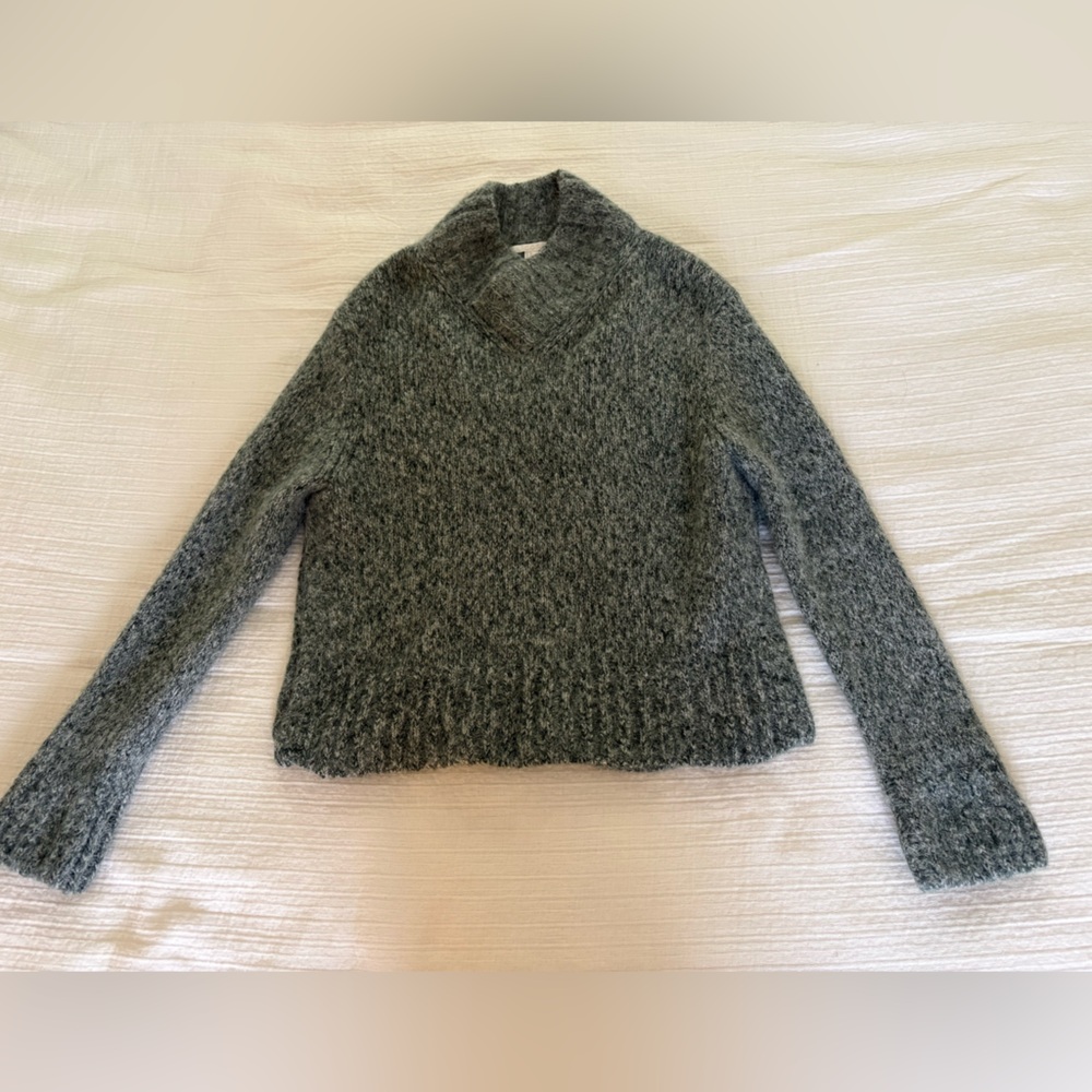 COS Charcoal Women's Cowl Neck Sweater